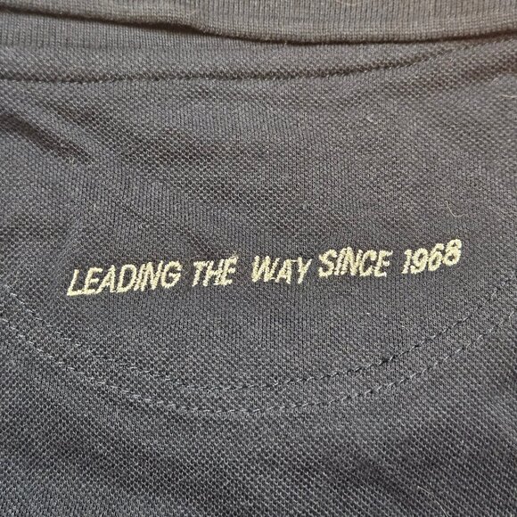 Hot Wheels Highway 35 Embroidered Polo Shirt Large Blue Leading the Way - Picture 5 of 11